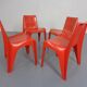 B1171 Fiberglass Stacking Chairs by Helmut Bätzner for Bofinger, 1960s, Set of 4