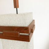 Suspension in perspex and teak