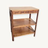 1940s side table or wooden side table