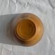 Lot de 4 petits bols marrons en verre H12 D13
