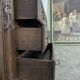 Louis XV style neo-rustic oak chest of drawers