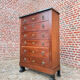 Pope françois-ignace, secretary in mahogany from the consulate period stamped