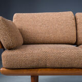 Danish Teak Fd 417 3 Seats Sofa Model Minerva by Peter Hvidt and Orla Molgaard-Nielsen for France &