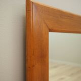 Mirror in mahogany frame, Italian design, 1970s, production: Italy