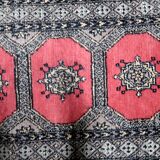 Vintage Uzbek Bukhara runner 63cm x 170cm 1960s