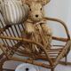 Chaise enfant en rotin
