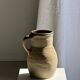 Old beige matte terracotta carafe H24 L16