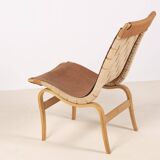 1 fauteuil lounge « Eva » de Bruno Mathsson, Suède des années 1960
