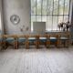 Set de 6 chaises chêne accoudoirs Ate Van Apeldoorn