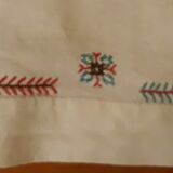 Embroidered cotton tablecloth 90s