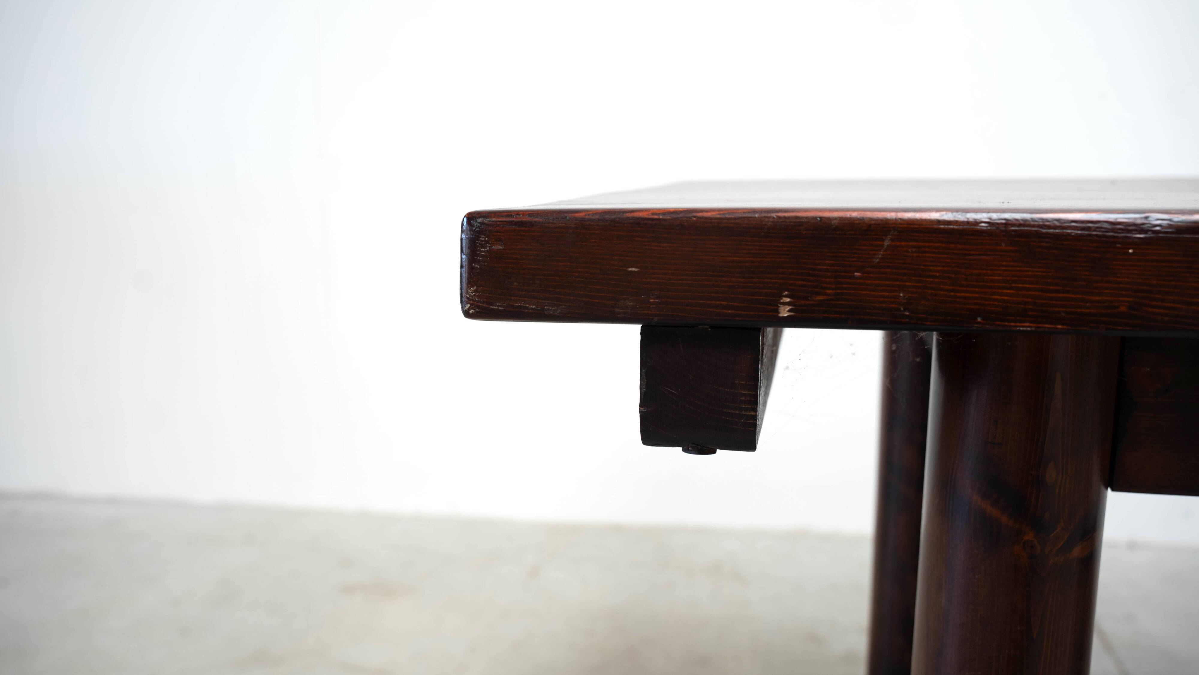 French oak dining table inspired by Georges Robert