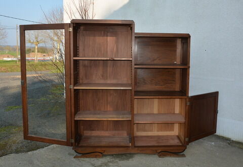 Asymmetric the 1940s oak cupboard