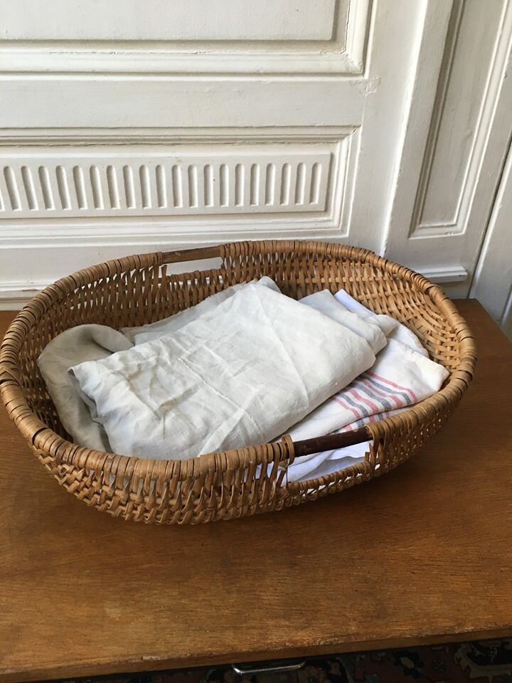 Handmade braided basket