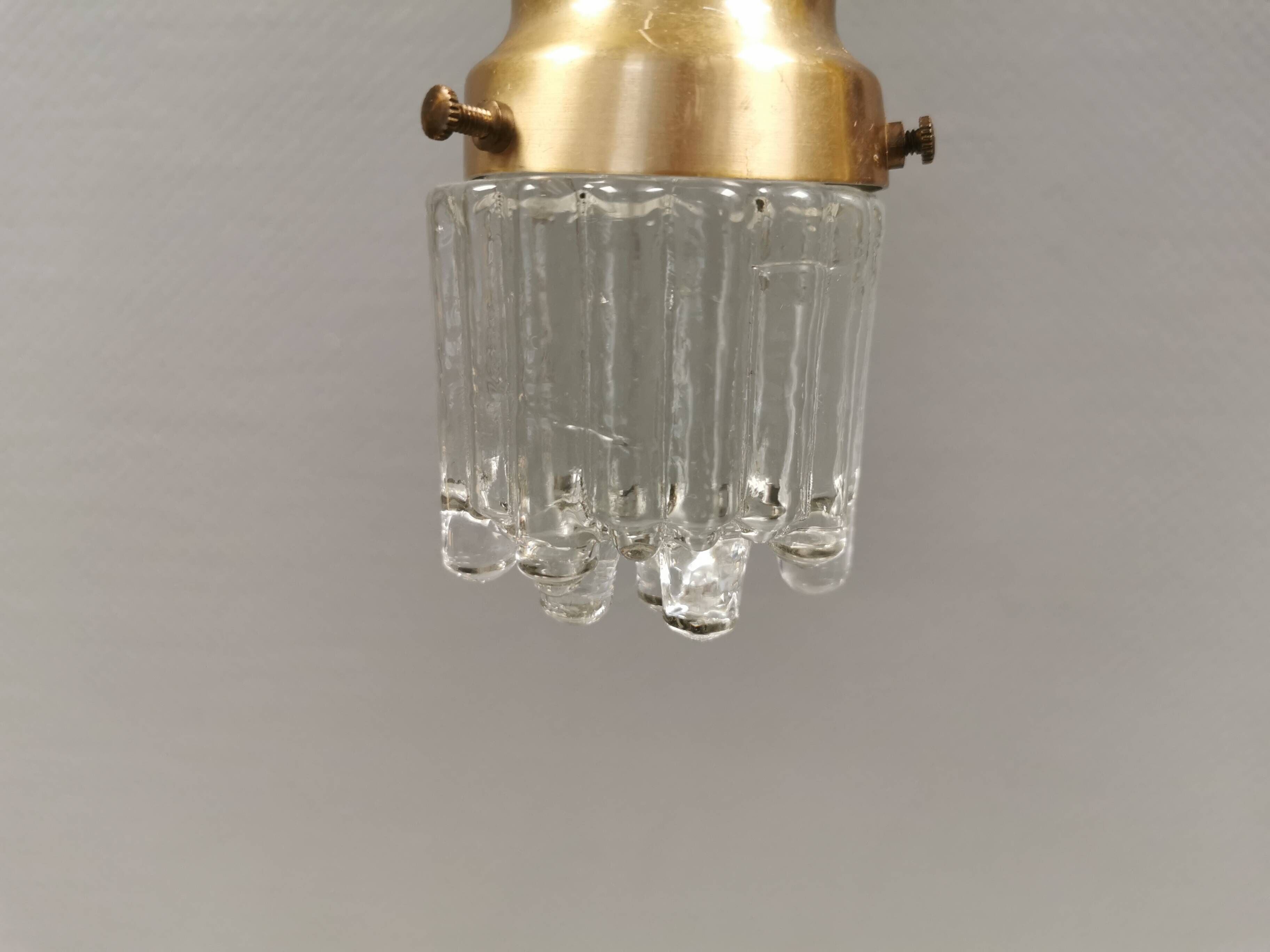 Two icicle pendant lamps from the Danish brand Vitrika, 1970s–80s.