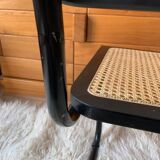 Chaise cannée noire