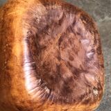 Large vintage leather lamp