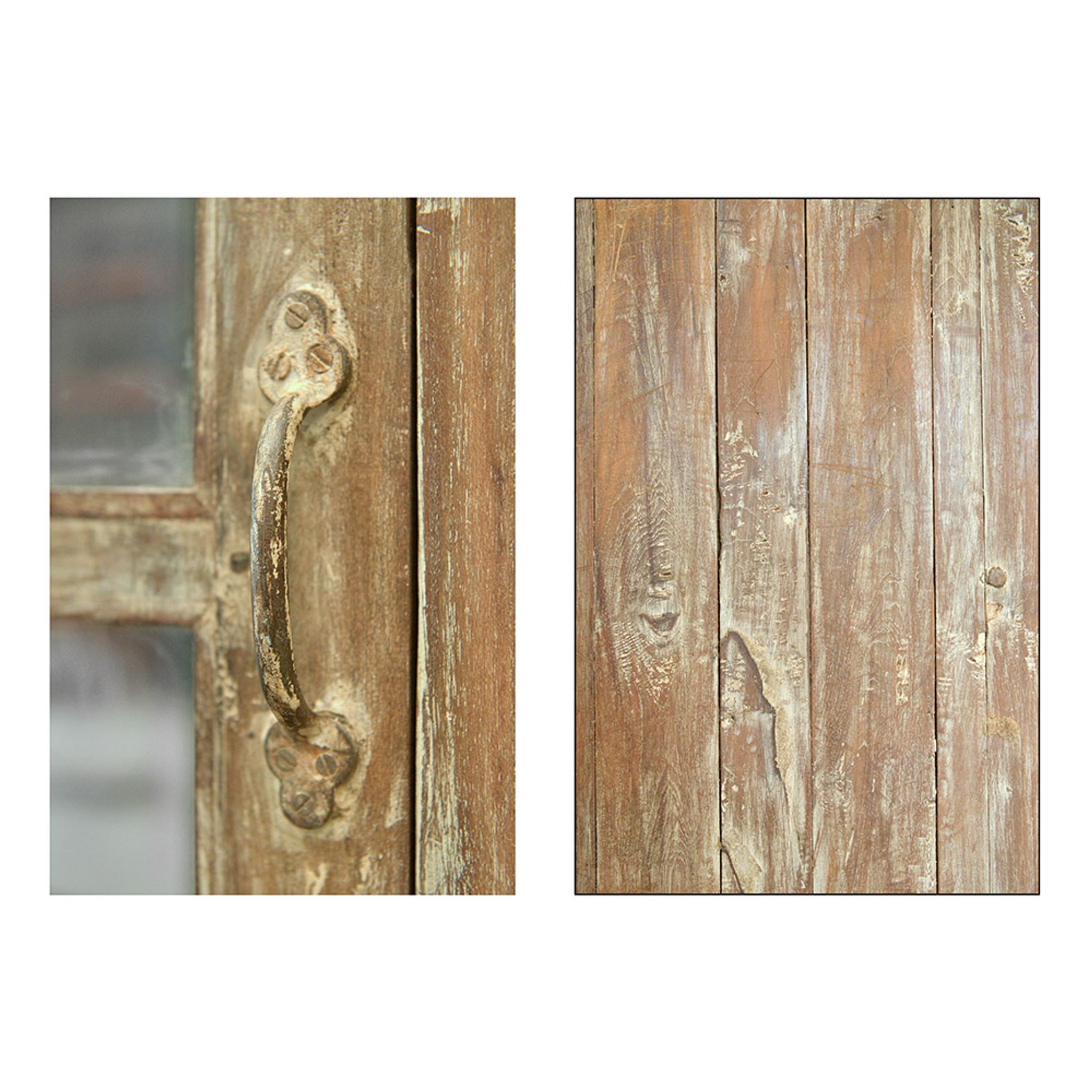 Meuble vitré en bois