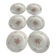 Set of 6 deep plates, Winterling
