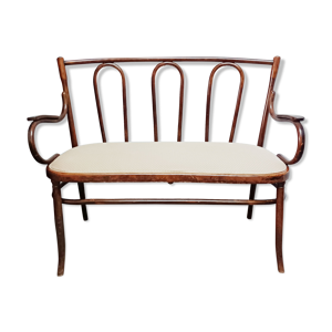 Banquette en bois courbé