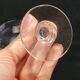 6 old Port stemmed glasses in engraved baccarat crystal
