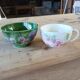 2 old Barbotine bowls