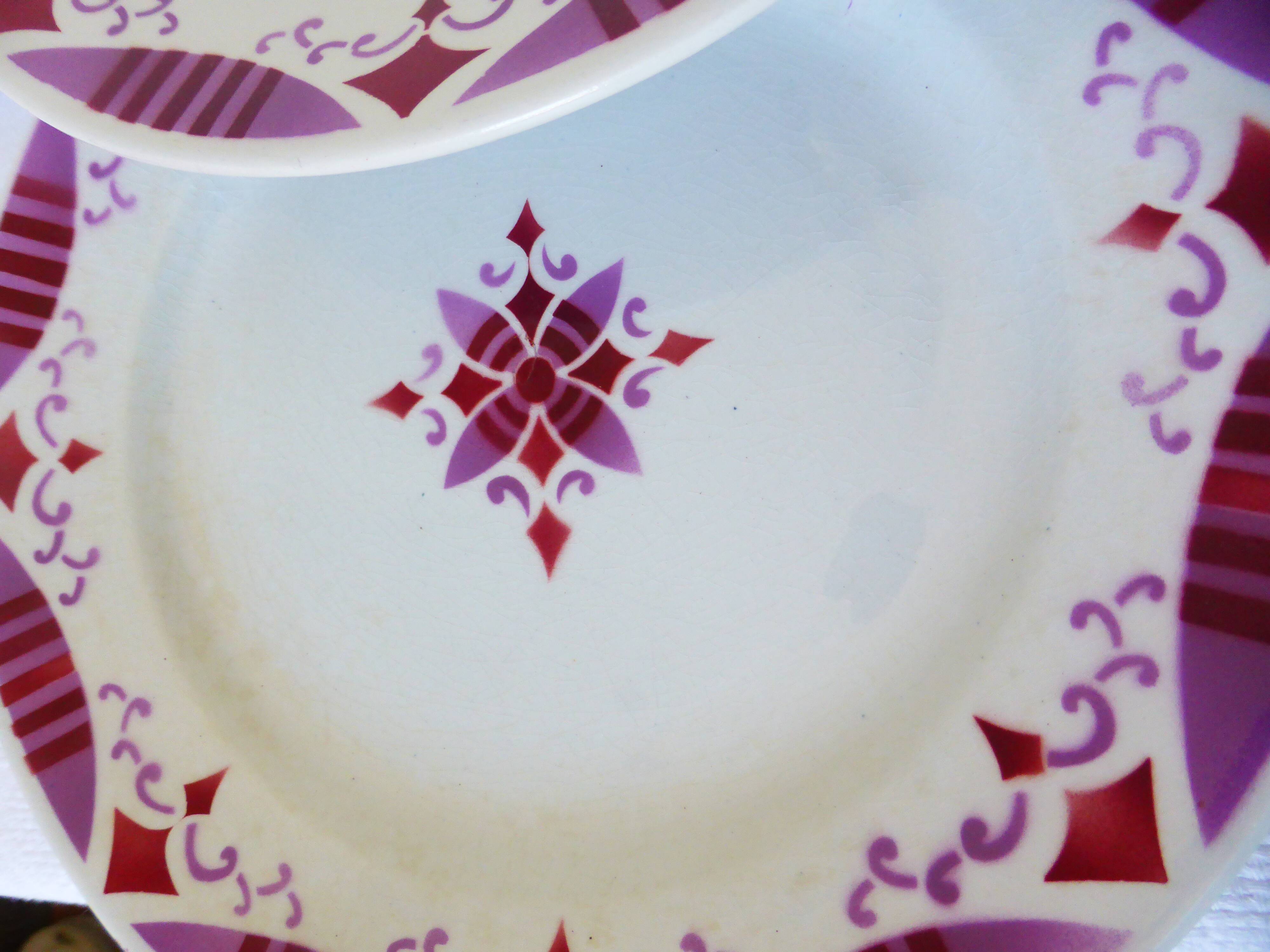 4 assiettes plates du Moulin des Loups et Hamage Madeleine 2106191