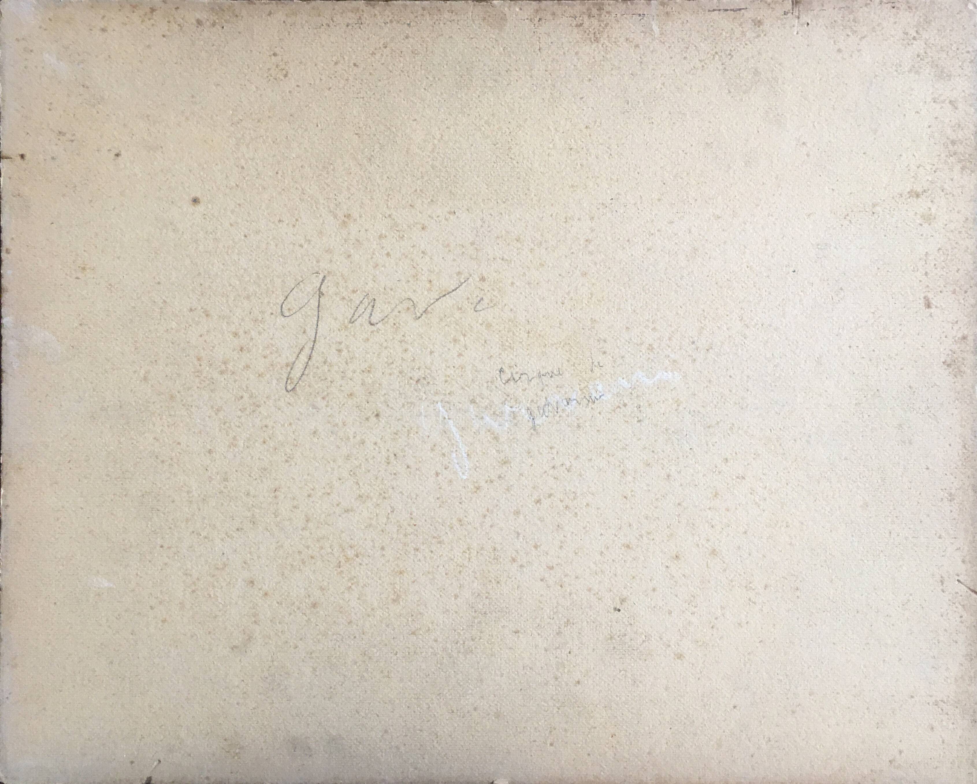 Impressionist Post-Print painting "Cirque de Gavarnie" by François Moreau - 1910