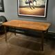 Dining table in burl and beech by Axel Einar Hjorth, NK 1938, Swedish Modern.