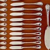 Christofle Marly fish cutlery and serving set with box, new condition