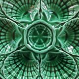 Lot 3 oyster plates Sarreguemines