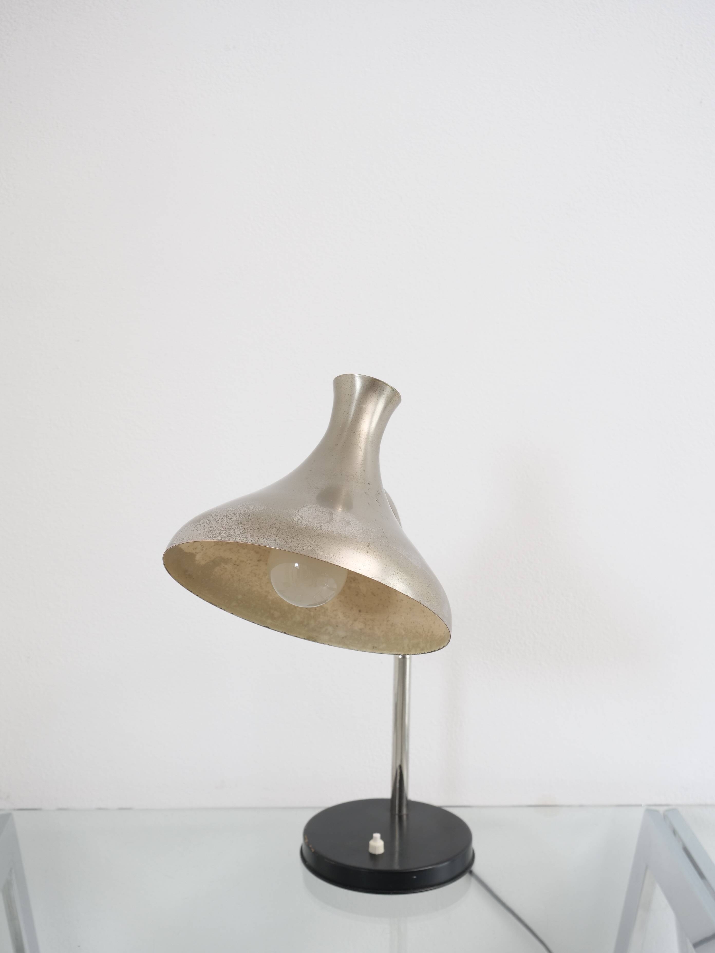 Vintage patinated diabolo lamp