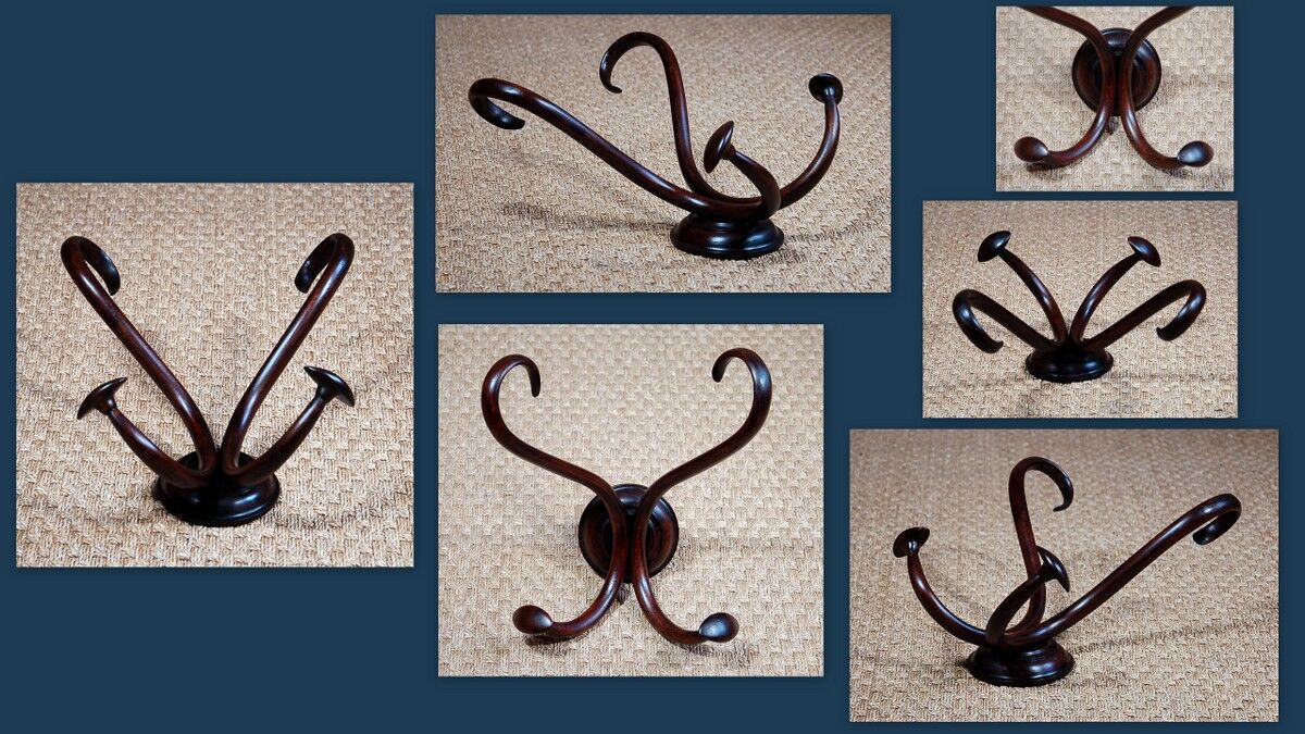 Large double patère 19th century THONET