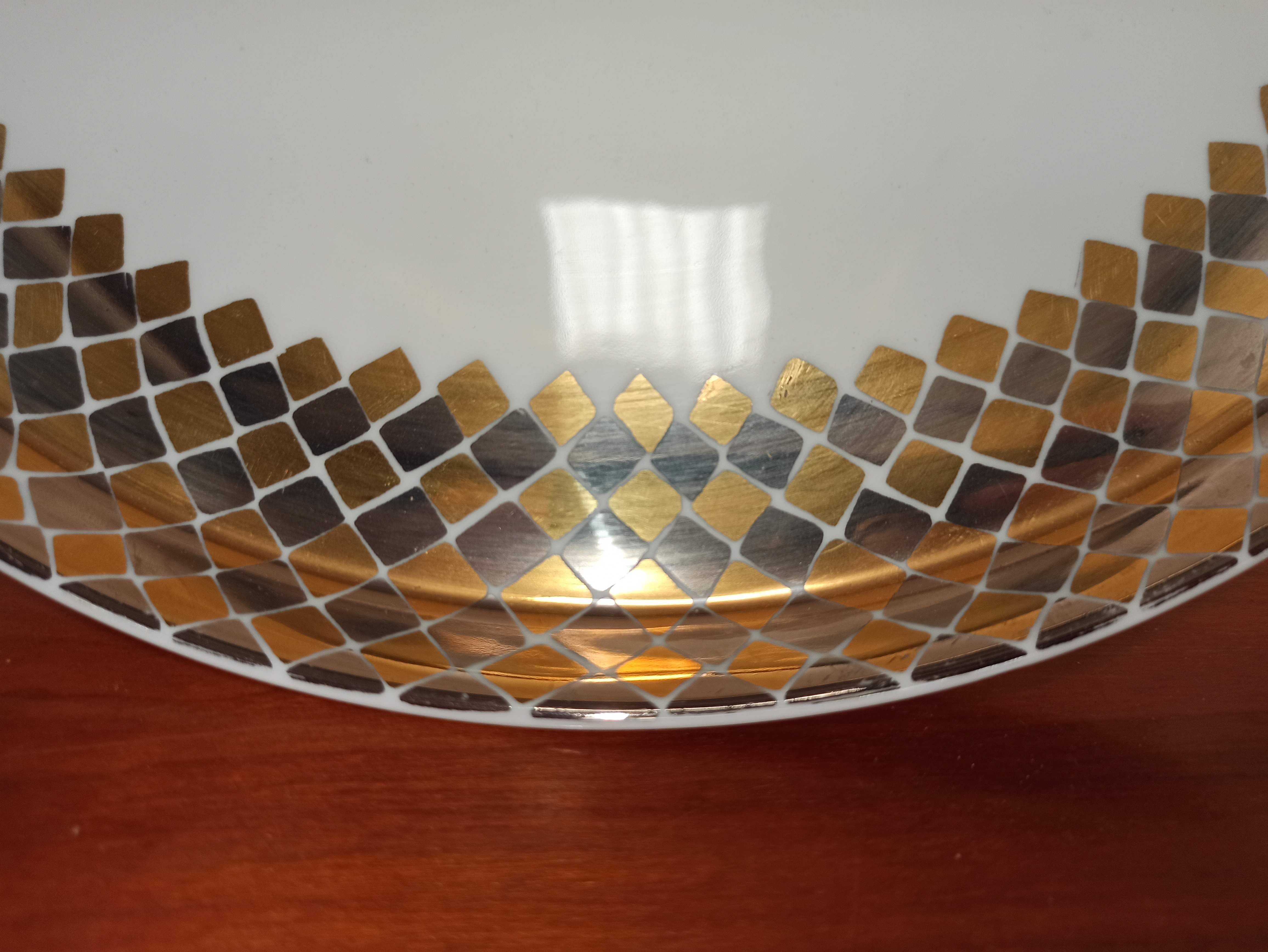 Dish Yves Saint Laurent gilded silver décor Menara