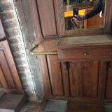 Vestiaire porte manteau ancien en chêne massif