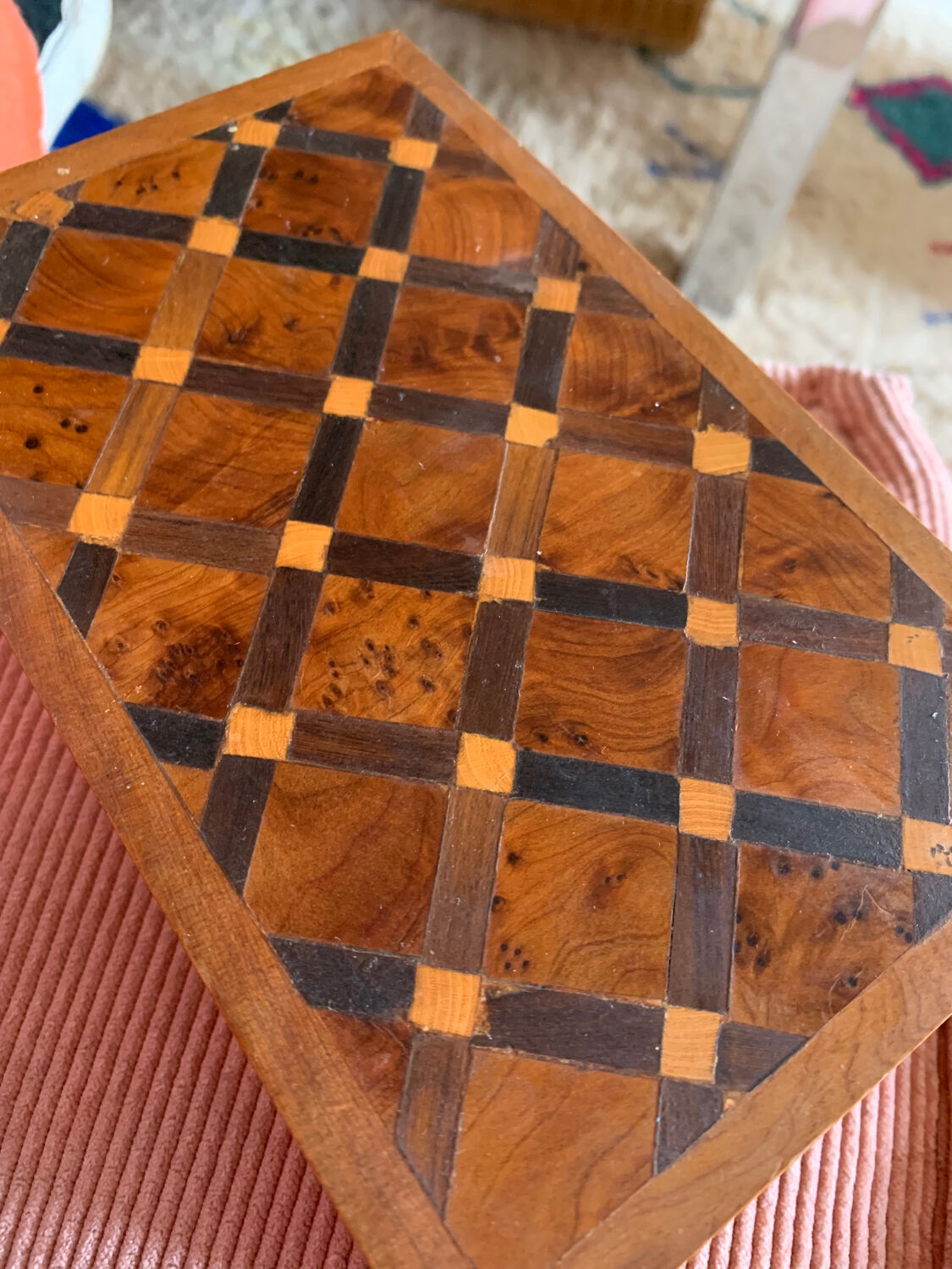 Old marquetry box