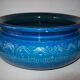 Aldo Londi coupe for Bitossi in "Rimini Blue" ceramic from the 1960s.