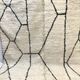 Moroccan Berber carpet Beni Ouarain with black graphic patterns 3,09x1.99m
