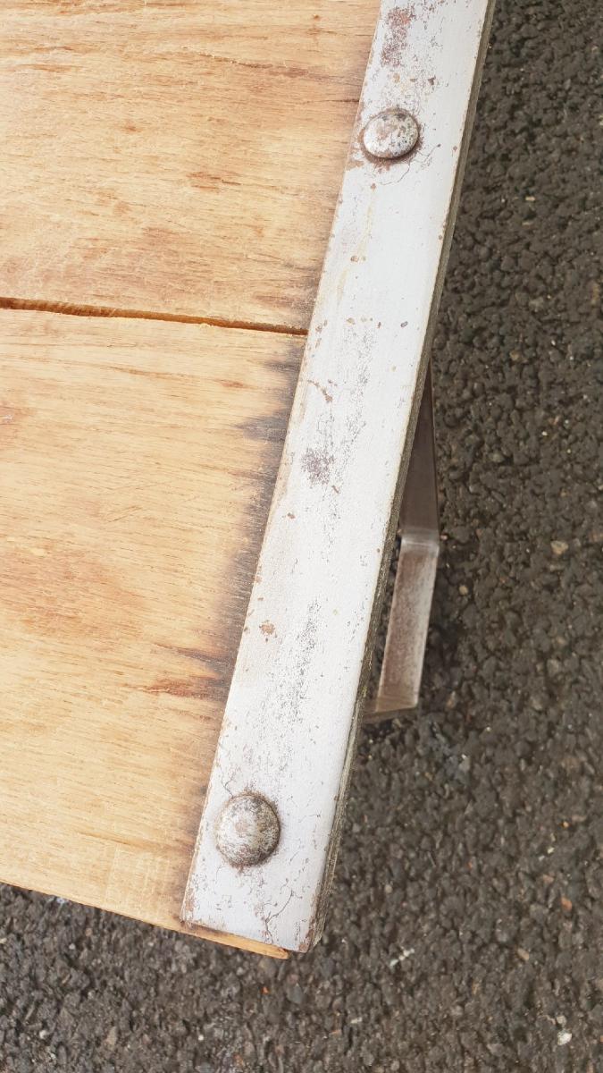 Industrial coffee table