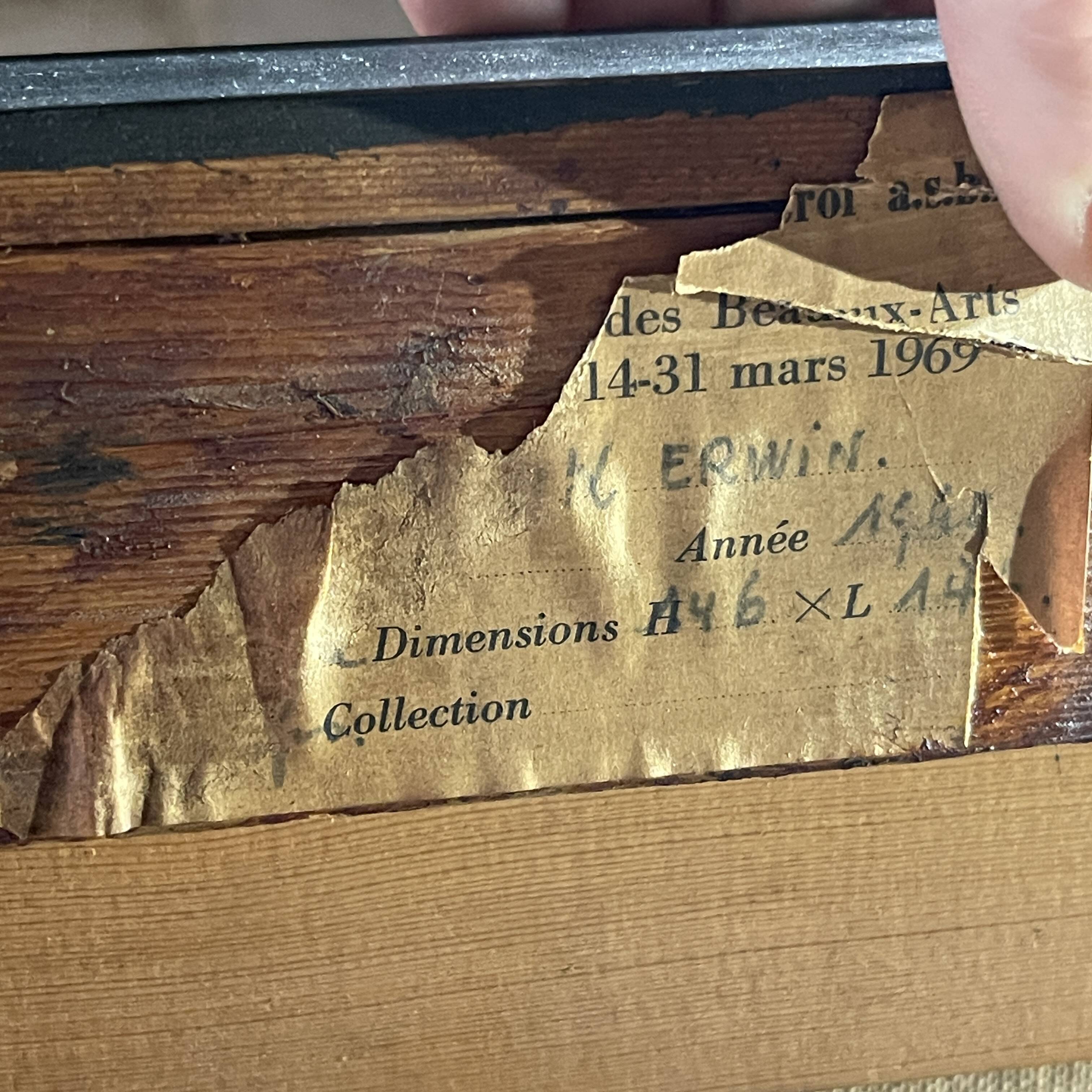 Belgian Pop'Art / Hyperrealist painting, oil on canvas painter, MACKOWIAK ERWIN, 1969