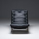 Fauteuil aved pouf de Roger de Winter, années 1960, Belqique