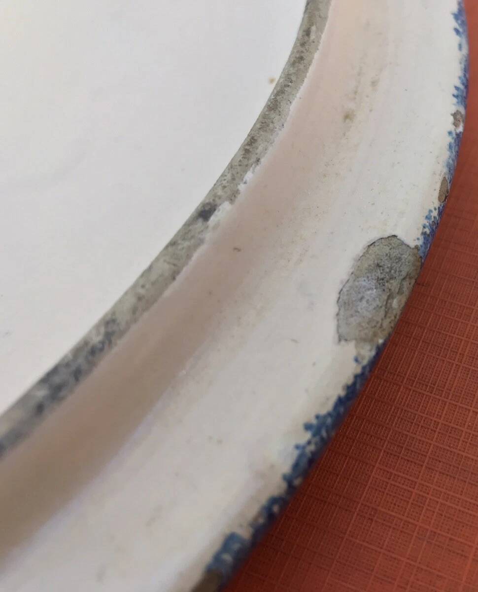 Ancien dessous de plat  Faïence Henriot Quimper