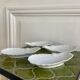Antique porcelain cups scallops