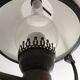 Chandelier / old suspension with opaline / kerosene lamp