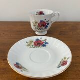 White porcelain cup and saucer