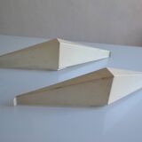 Pair of modernist reconstruction wall lamps