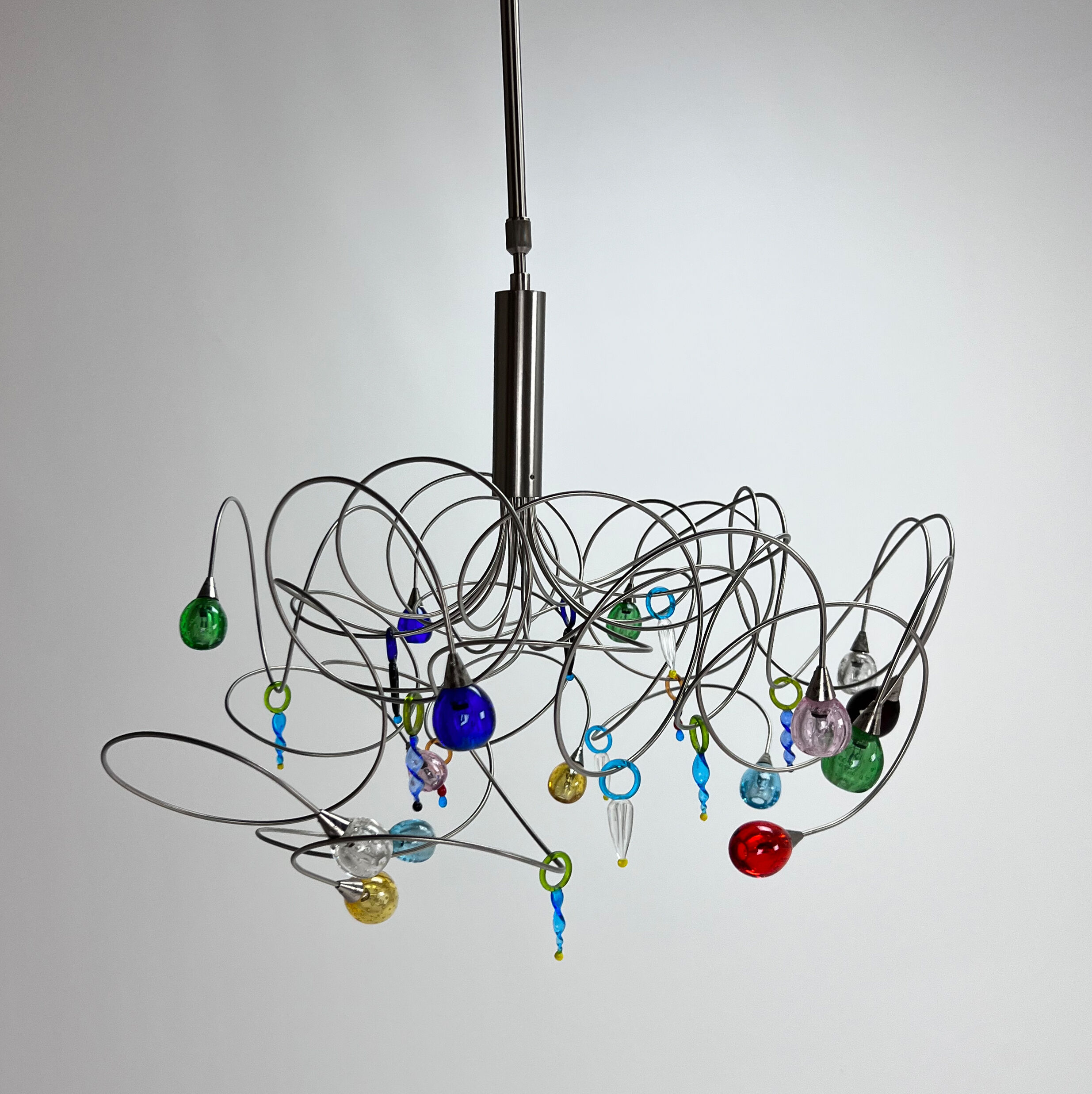 Harco loor strawberry design hanging lamp, 1990s