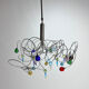 Harco loor strawberry design hanging lamp, 1990s