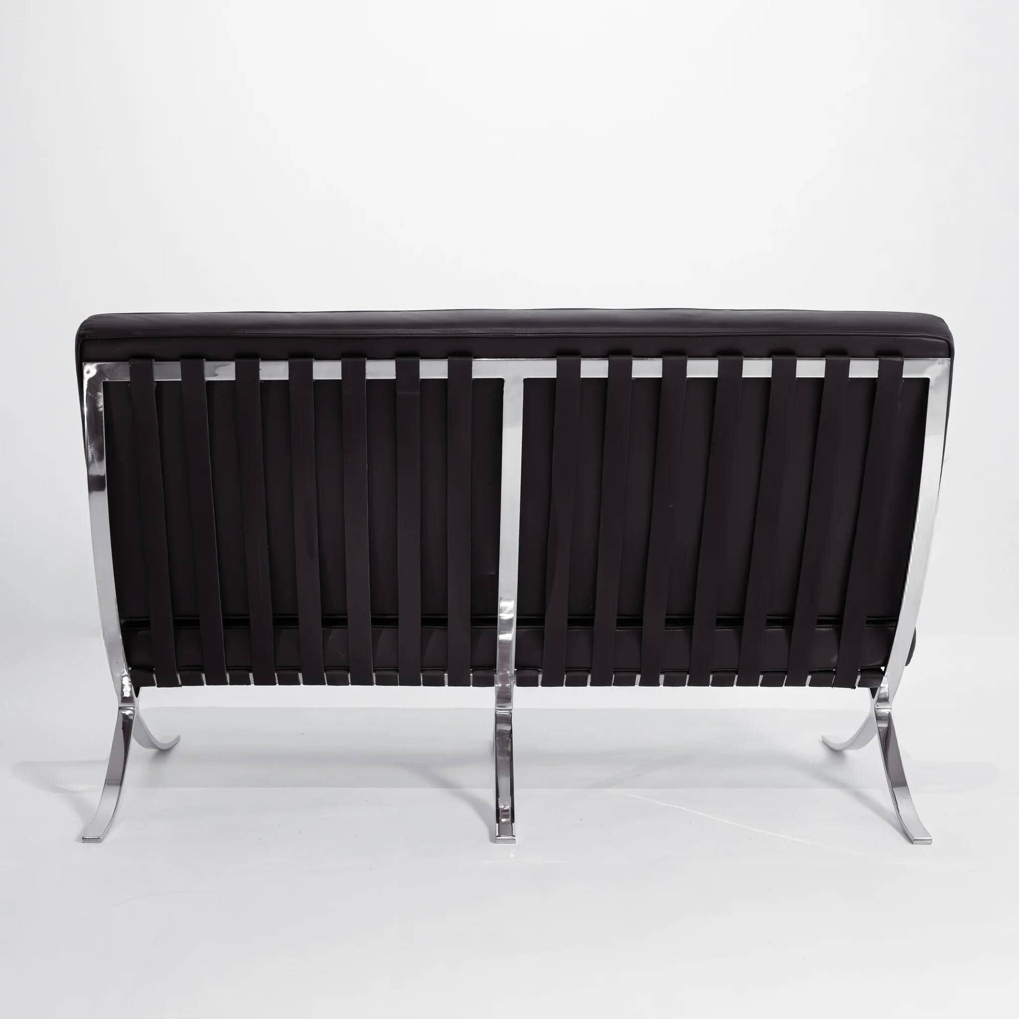Barcelona vintage 2-seater sofa – high-quality reproduction of Mies van der Rohe's design.