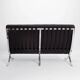 Barcelona vintage 2-seater sofa – high-quality reproduction of Mies van der Rohe's design.