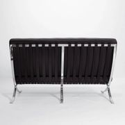 Barcelona vintage 2-seater sofa – high-quality reproduction of Mies van der Rohe's design.